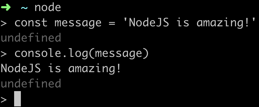 nodejs log