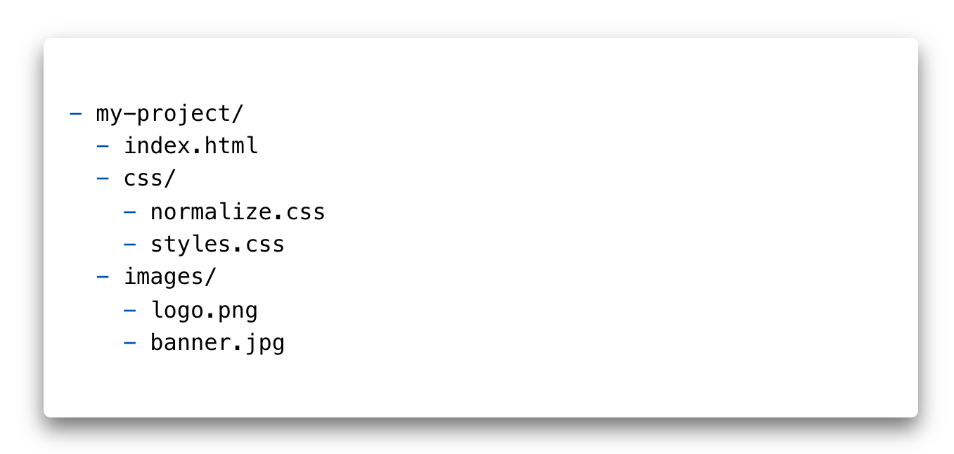 Project file structure