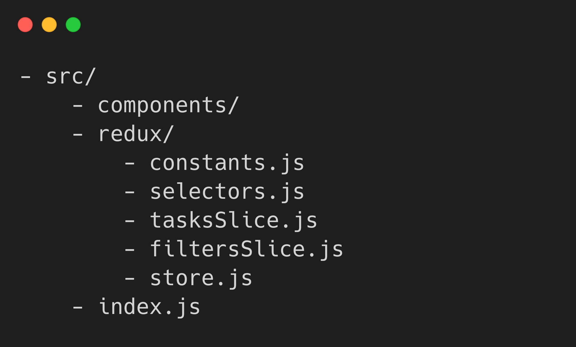 Slice based file structure